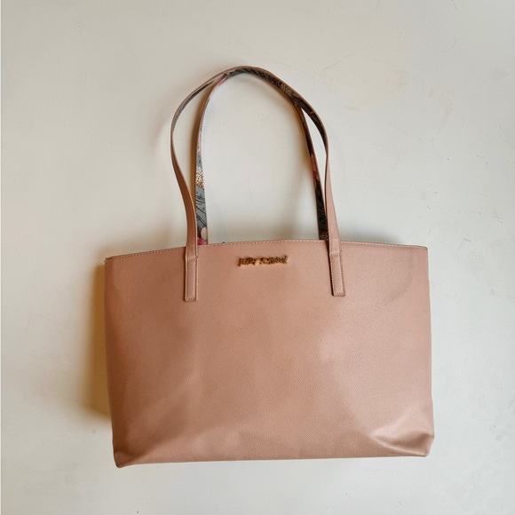 Betsey Johnson Blush Pink Tote Bag - Picture 1 of 12